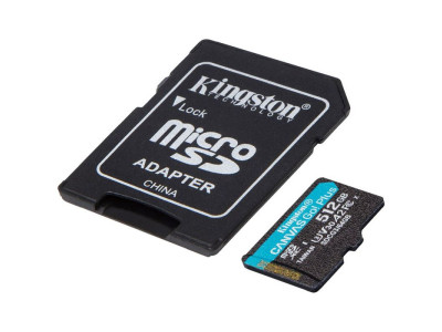 Flash Card Kingston 512GB Canvas Go Plus 170R A2 U3 V30 Card